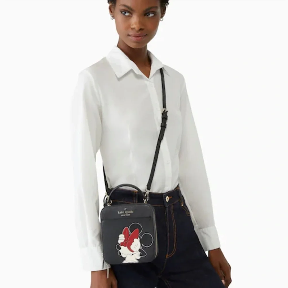Kate Spade Disney X Kate Spade New York Minnie Mouse Daisy Vanity Crossbody Bag